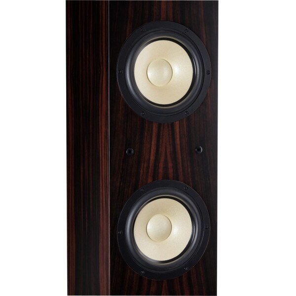 Level Three Tower Speaker - Macassar Ebony - Close-up of Drivers